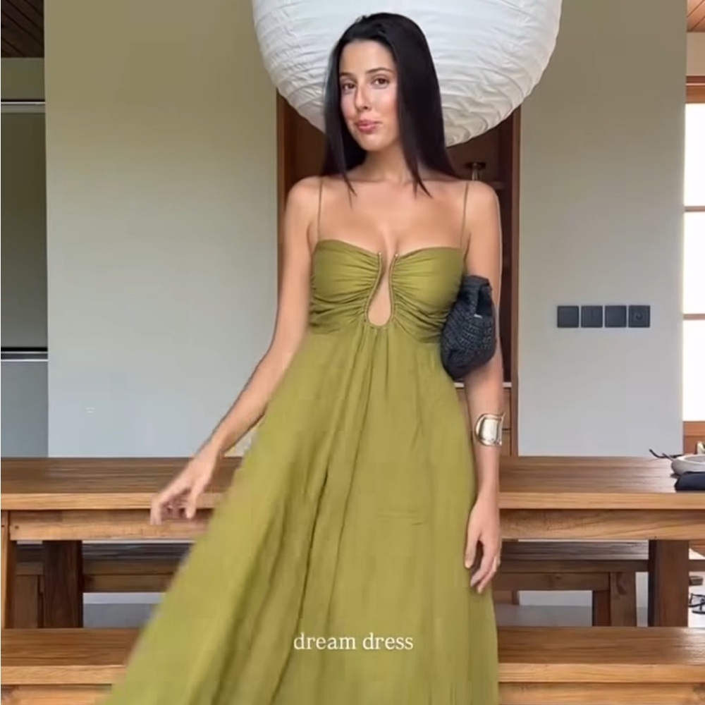 Olive Green Maxi Dress